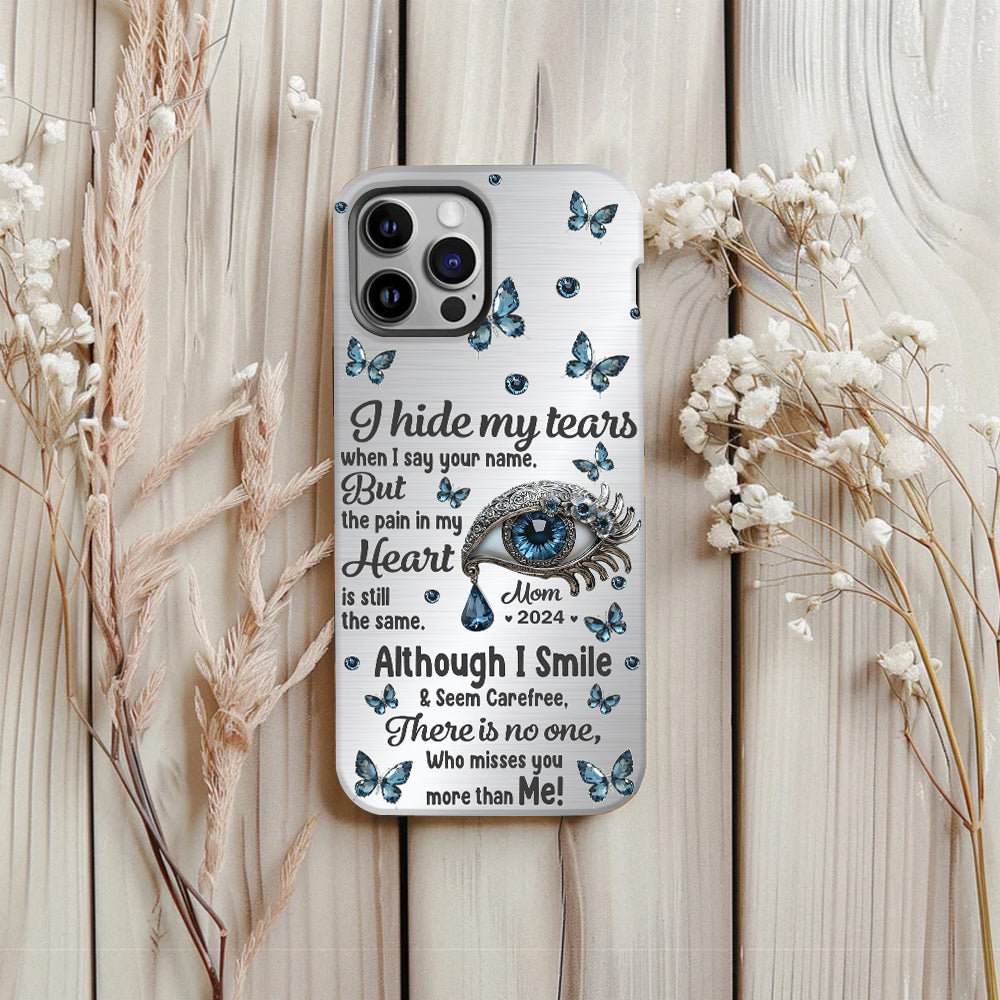Mes larmes - Coque de téléphone personnalisée en hommage à mes larmes
