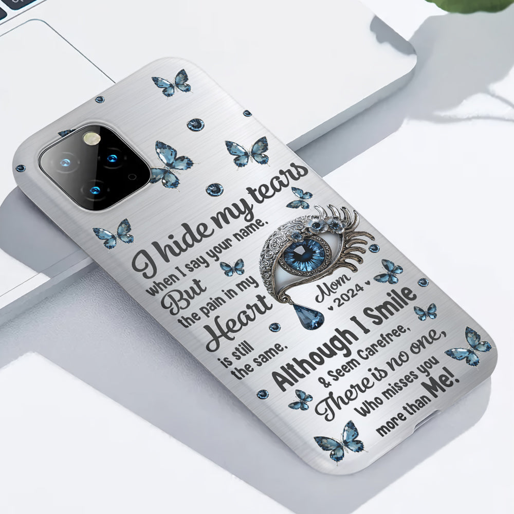 Mes larmes - Coque de téléphone personnalisée en hommage à mes larmes
