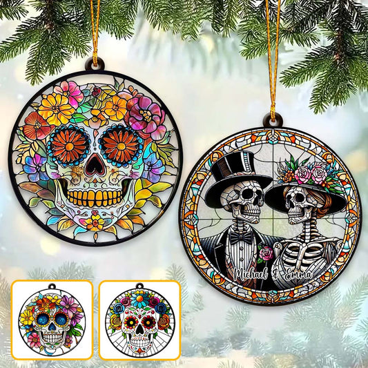 Stunning Skull - Personalized Skull Ornament