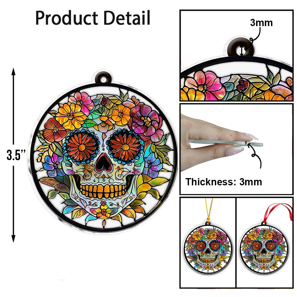 Stunning Skull - Personalized Skull Ornament