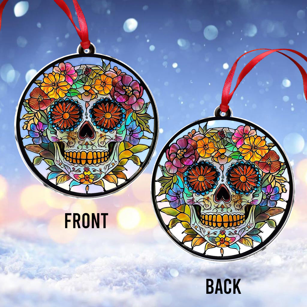 Stunning Skull - Personalized Skull Ornament