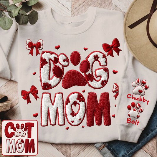 Dog/ Cat Mom, Valentine Gift - Personalized Cat All Over Shirt