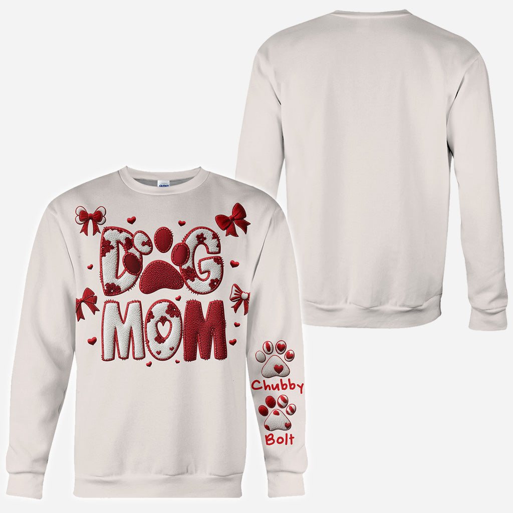 Dog/ Cat Mom, Valentine Gift - Personalized Cat All Over Shirt