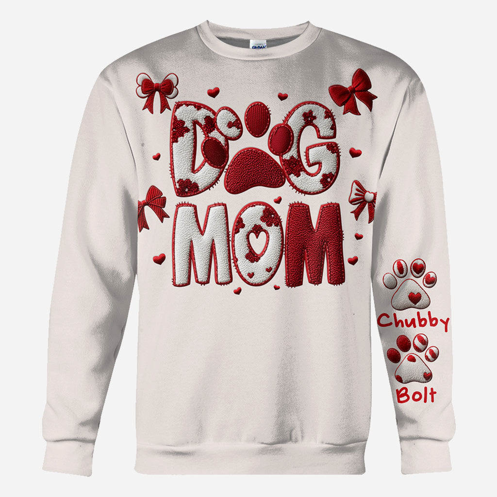 Dog/ Cat Mom, Valentine Gift - Personalized Cat All Over Shirt