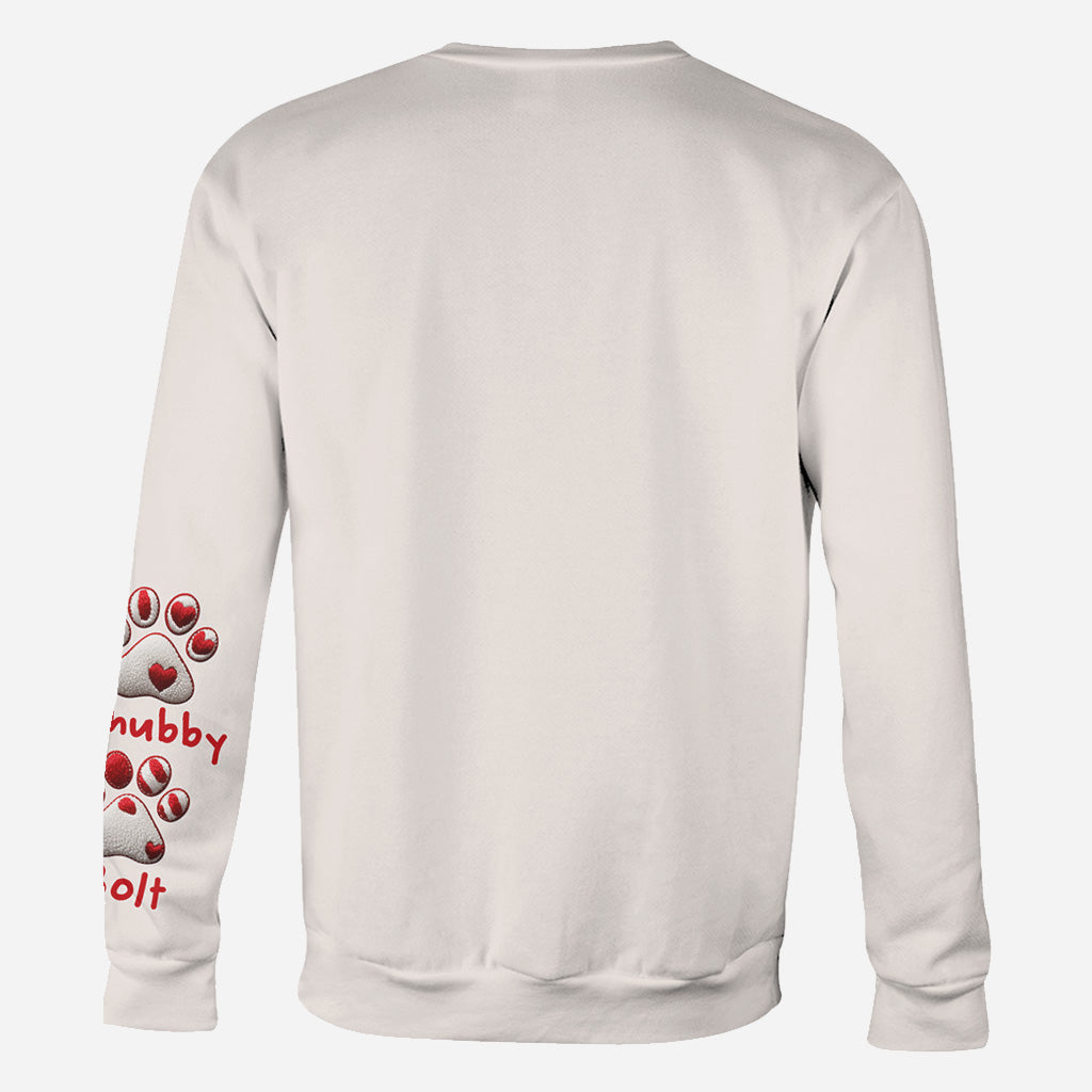 Dog/ Cat Mom, Valentine Gift - Personalized Cat All Over Shirt