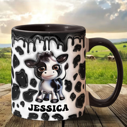 Mug personnalisé Moody Baby Cow - Motif vache