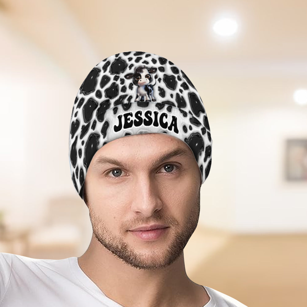 Bonnet vache personnalisé Moody Baby Cow