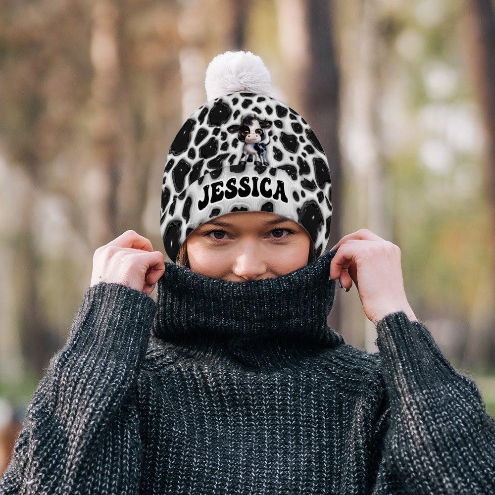 Bonnet vache personnalisé Moody Baby Cow