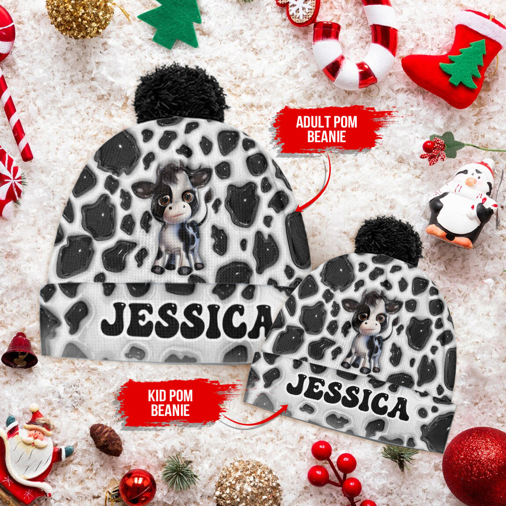 Bonnet vache personnalisé Moody Baby Cow