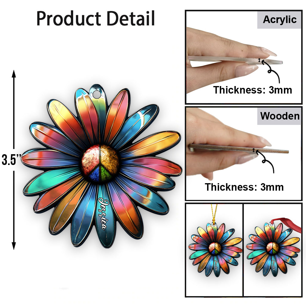 Hippie Soul - Personalized Hippie Ornament