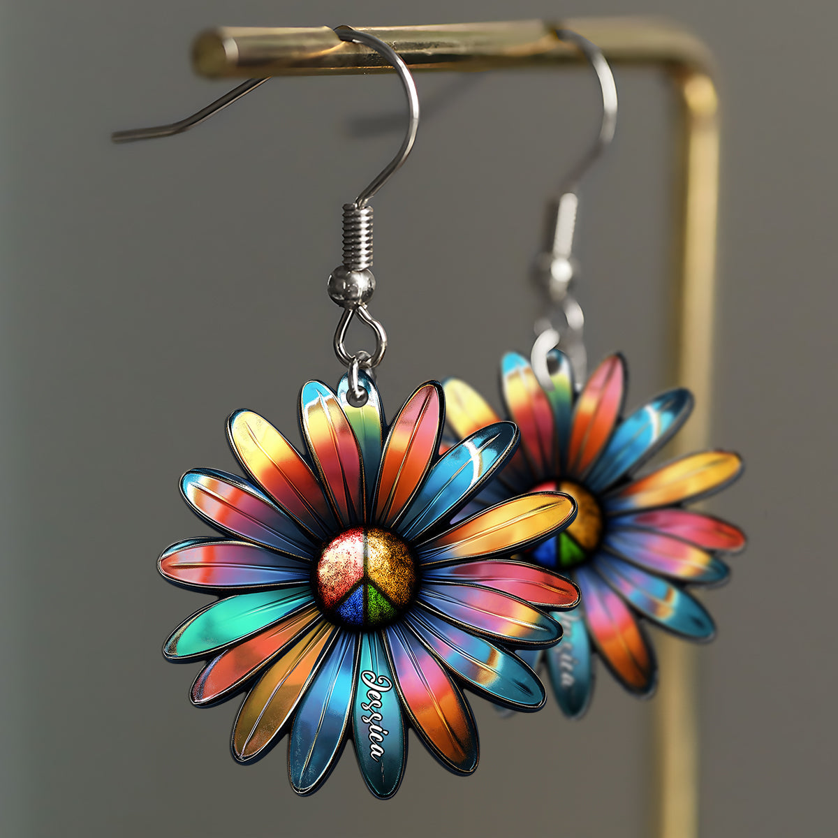 Hippie Soul - Boucles d'oreilles hippies personnalisées