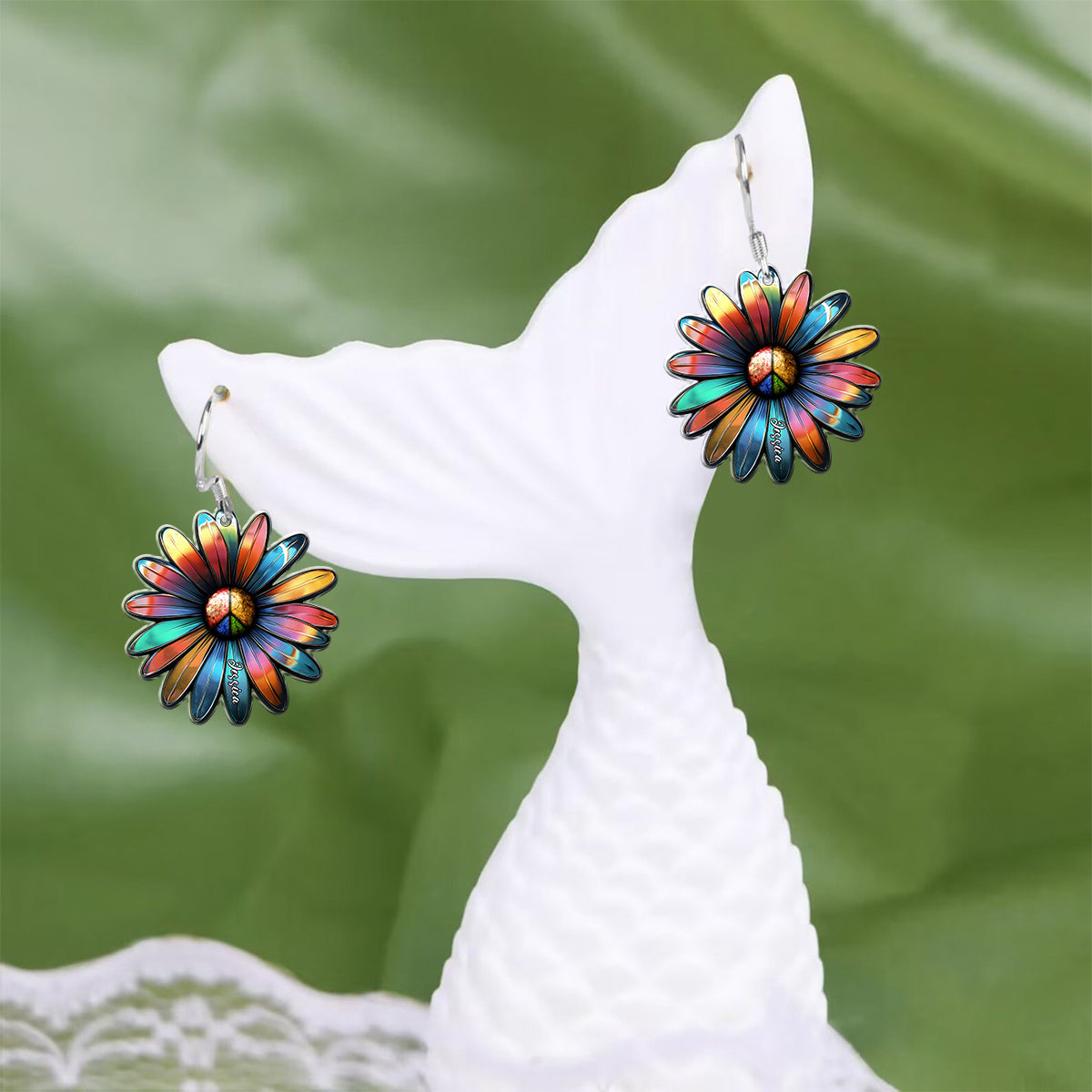 Hippie Soul - Boucles d'oreilles hippies personnalisées