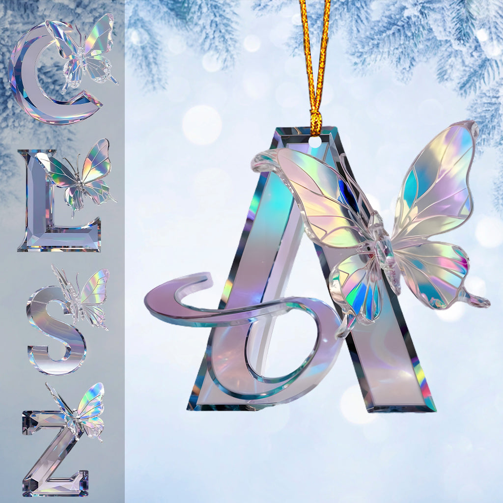Love Butterfly - Personalized Butterfly Ornament