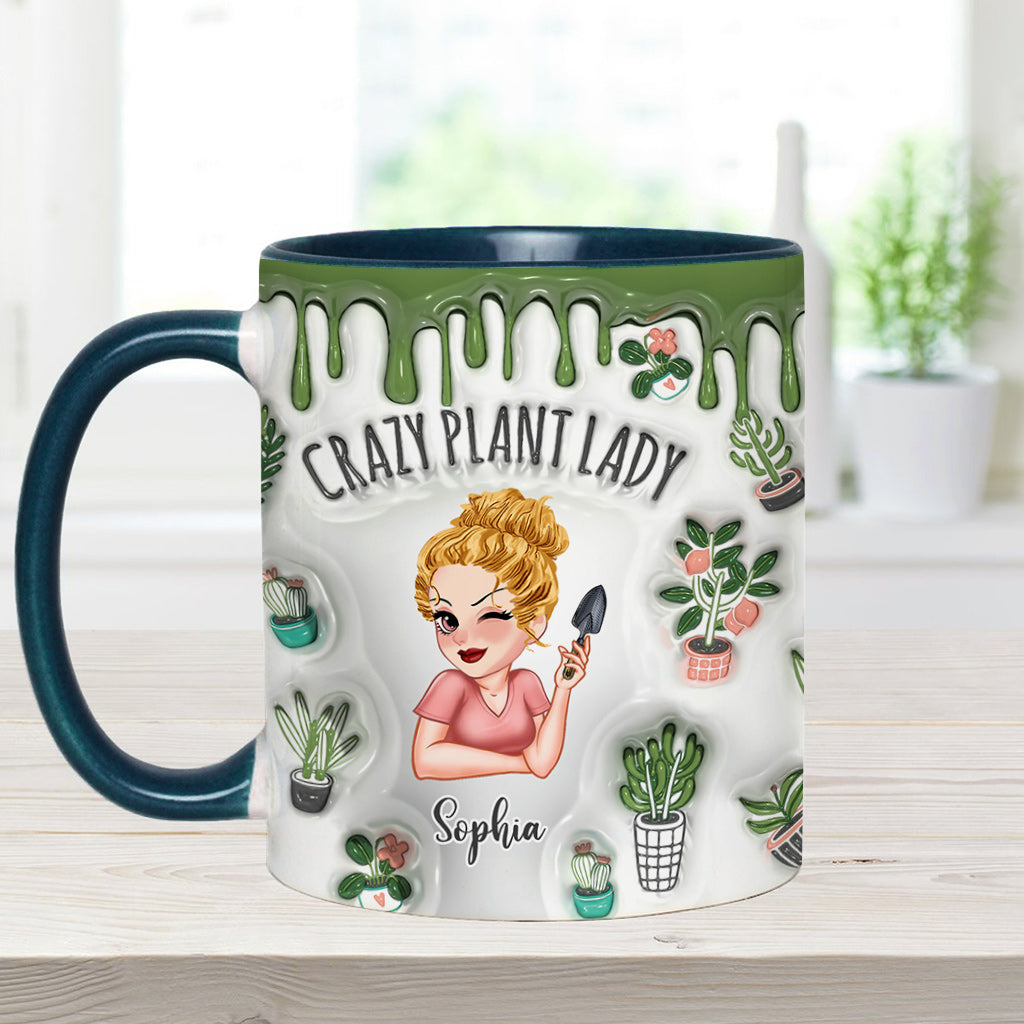 Crazy Plant Lady - Personalized Gardening Accent Mug