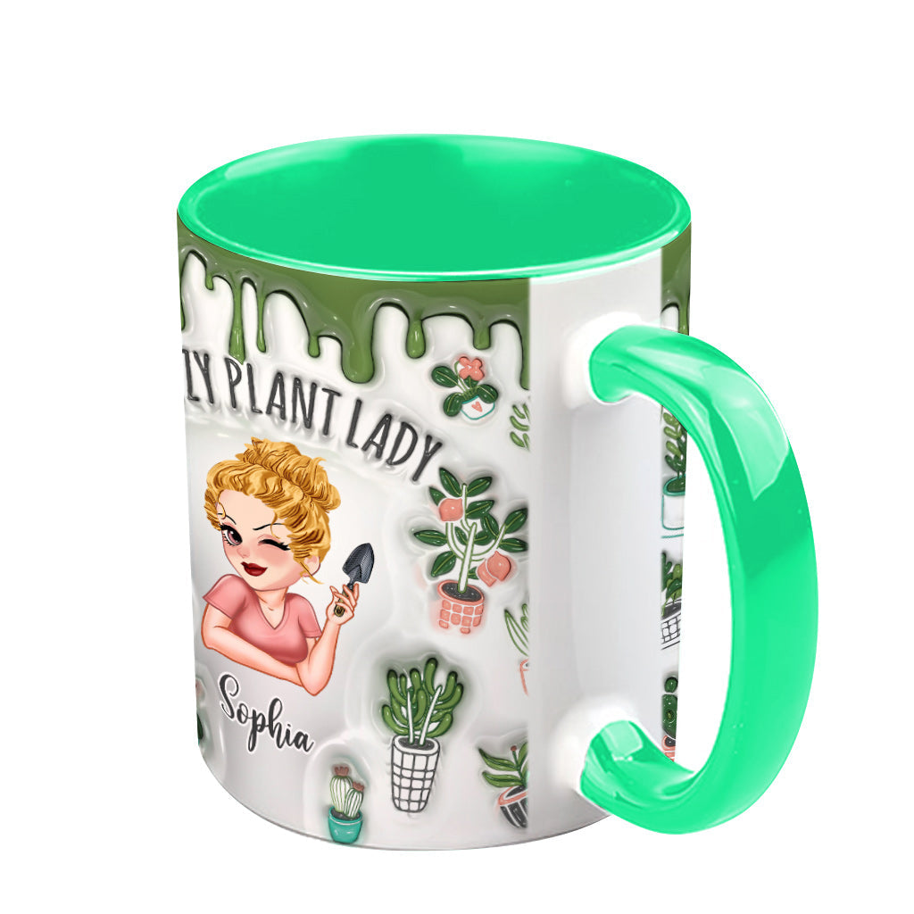 Crazy Plant Lady - Personalized Gardening Accent Mug