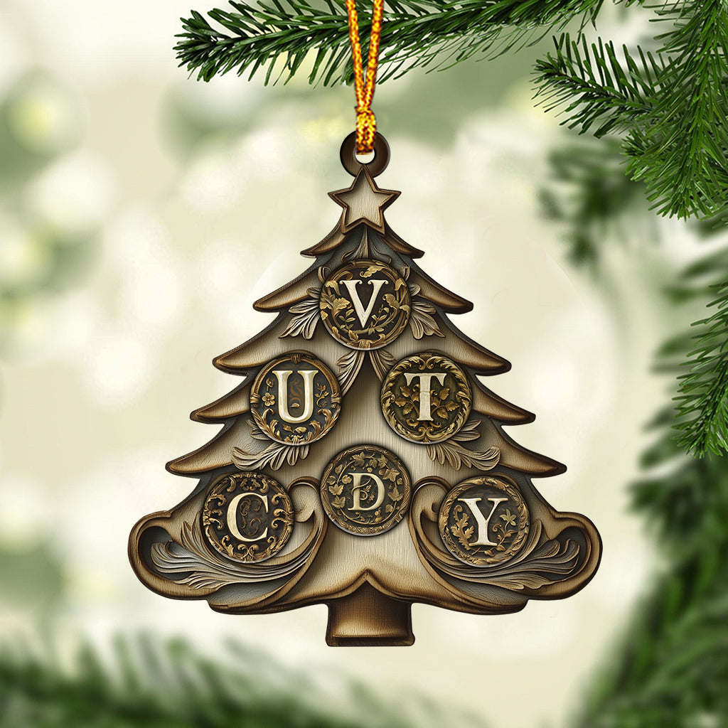 Noël en famille - Ornement familial personnalisé