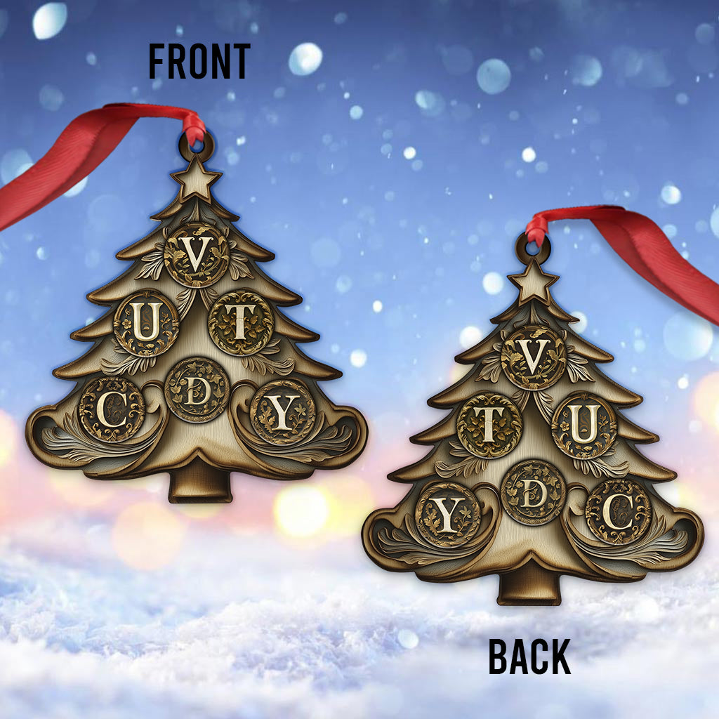 Noël en famille - Ornement familial personnalisé