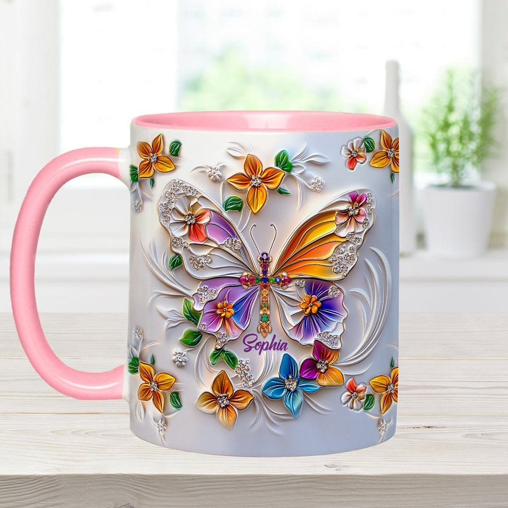 Faith Hope Love - Personalized Christian Accent Mug
