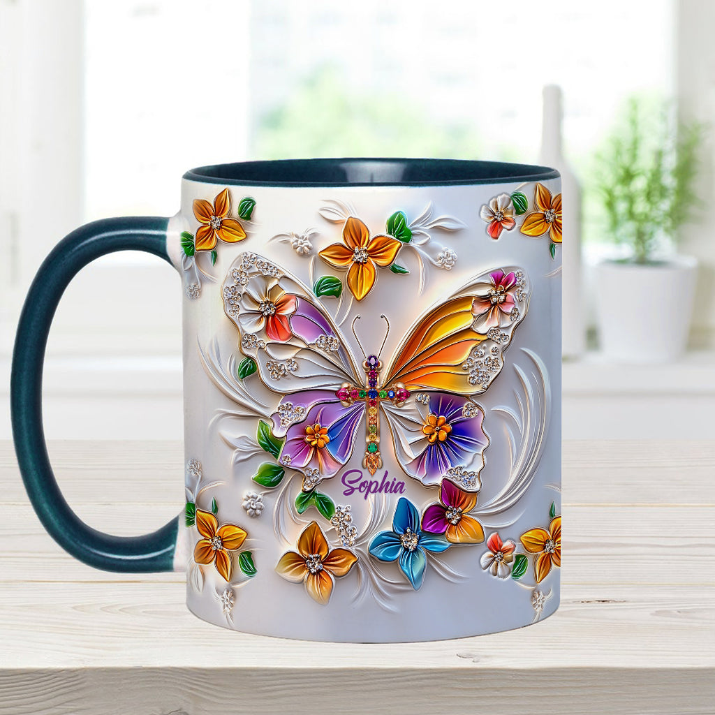 Faith Hope Love - Personalized Christian Accent Mug
