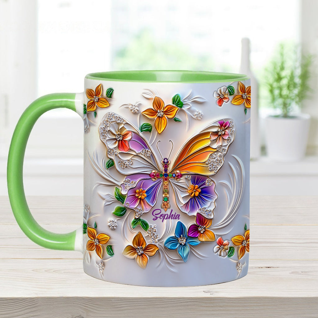 Faith Hope Love - Personalized Christian Accent Mug
