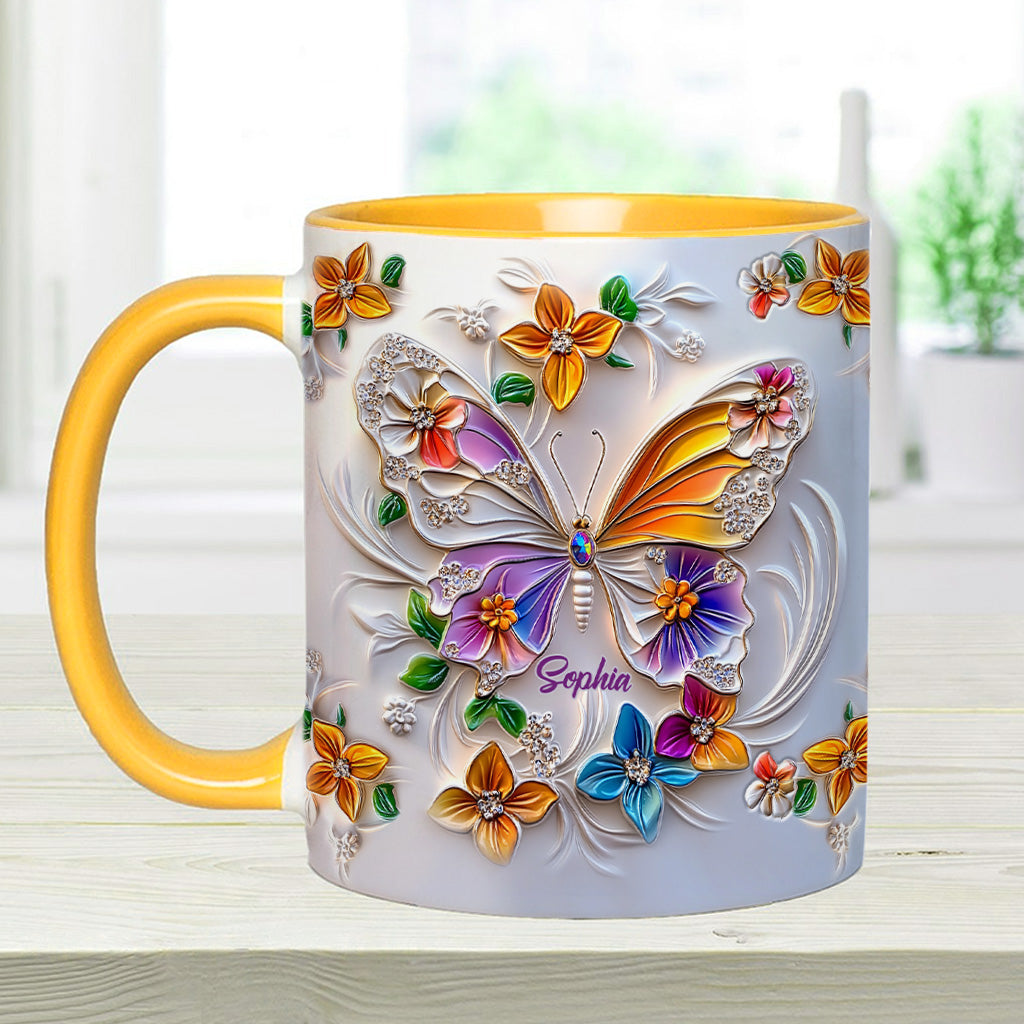 Mug personnalisé à motif papillon - Magnifique