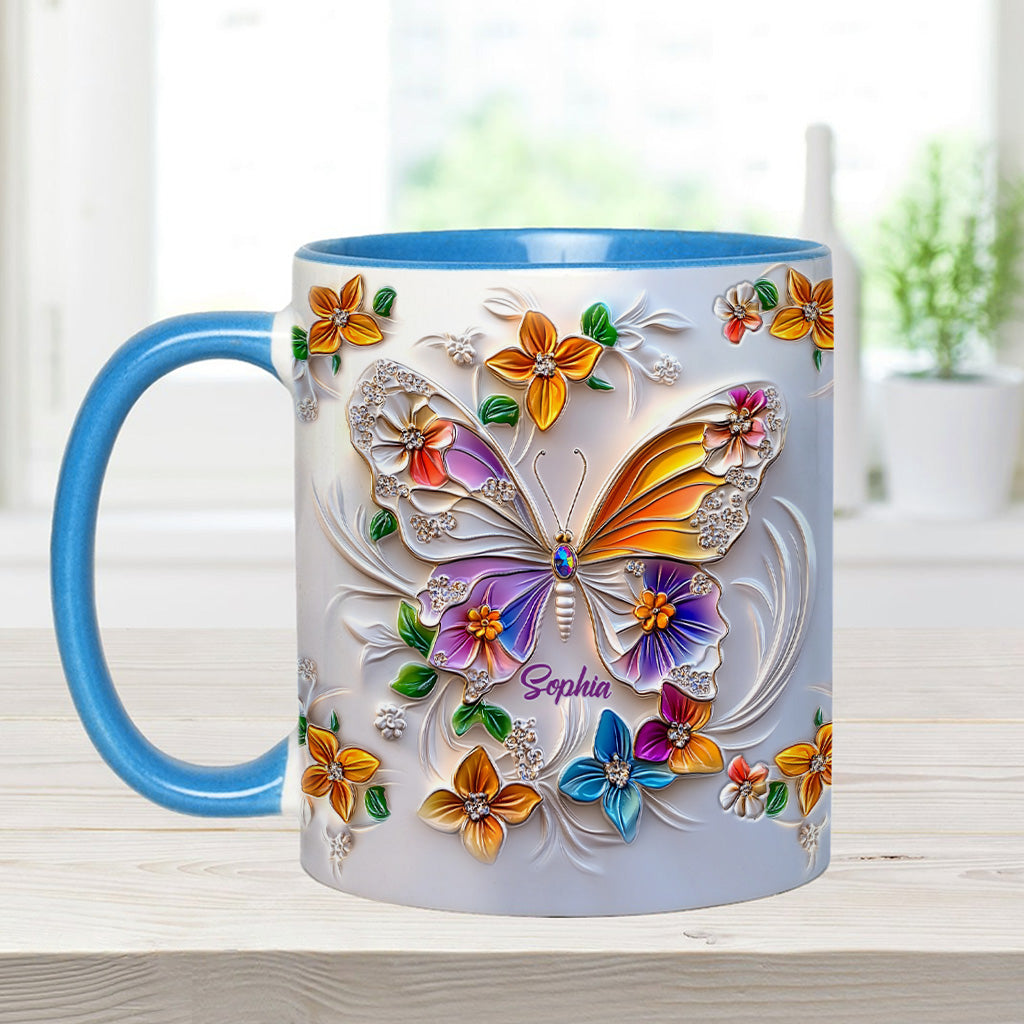 Mug personnalisé à motif papillon - Magnifique
