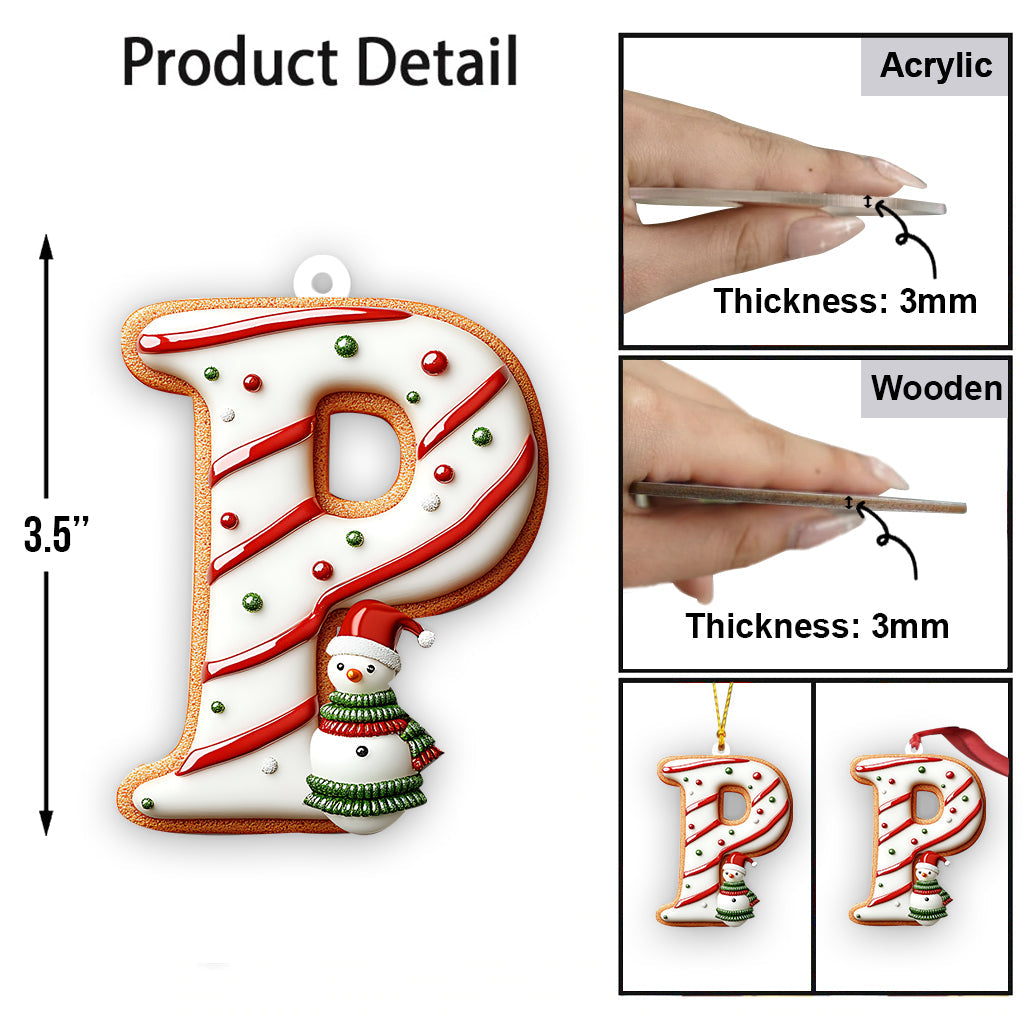 Christmas Cake Family Friends Coworkers - Personalized Family Ornament