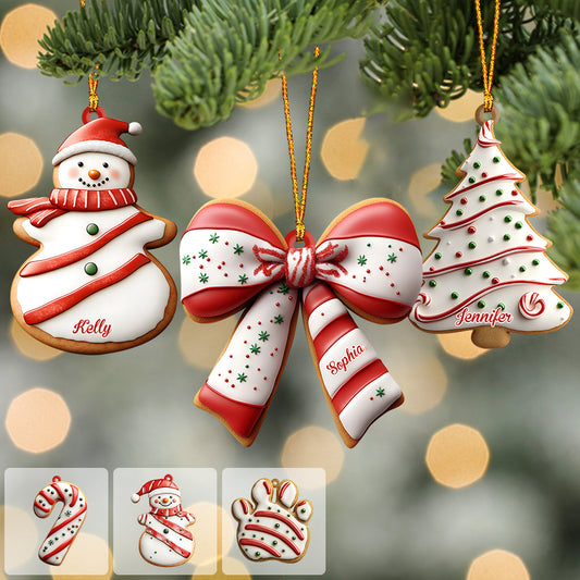 Little Christmas Cake Family Friends - Personalized Family Ornament