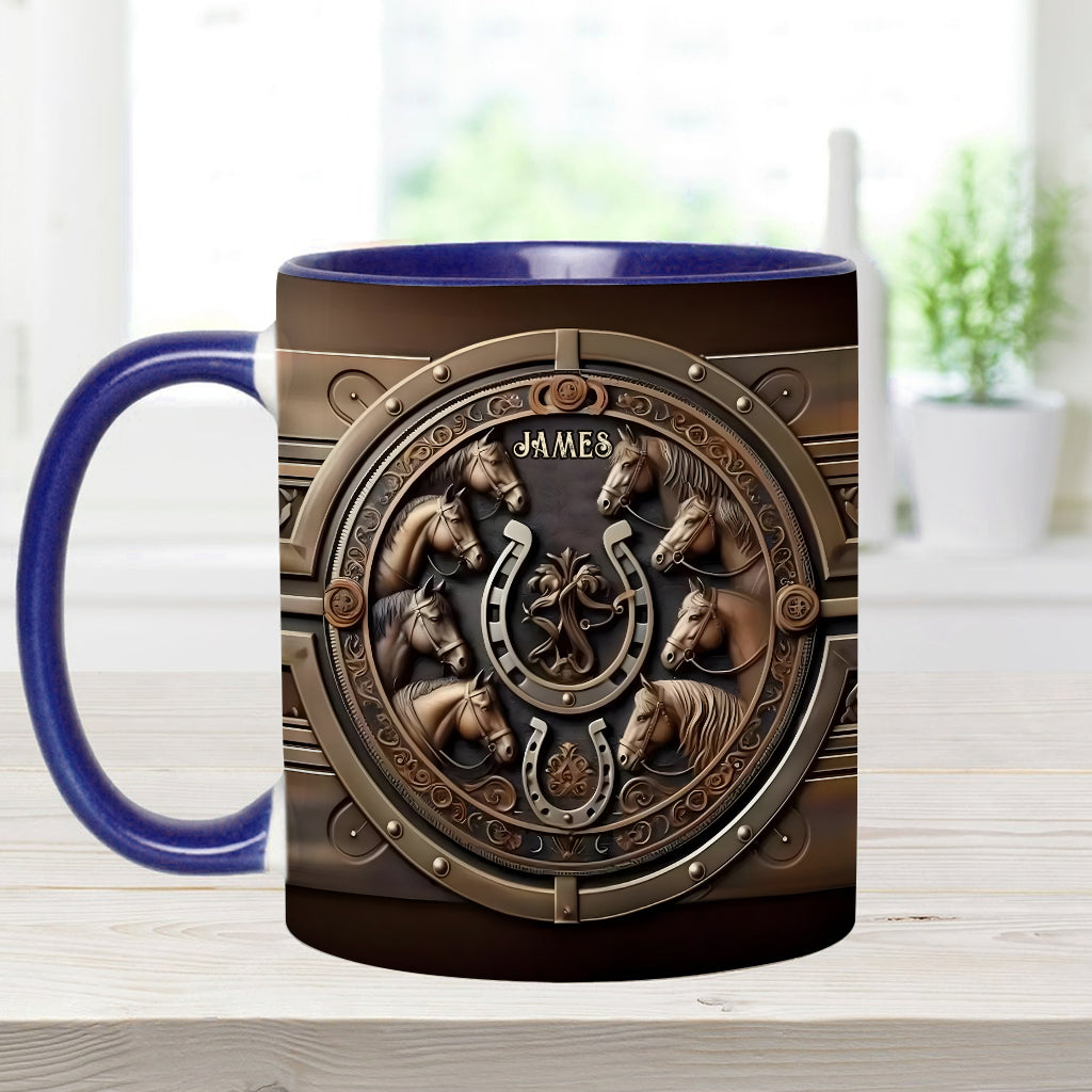 Mug personnalisé « Love Horse » avec motif cheval