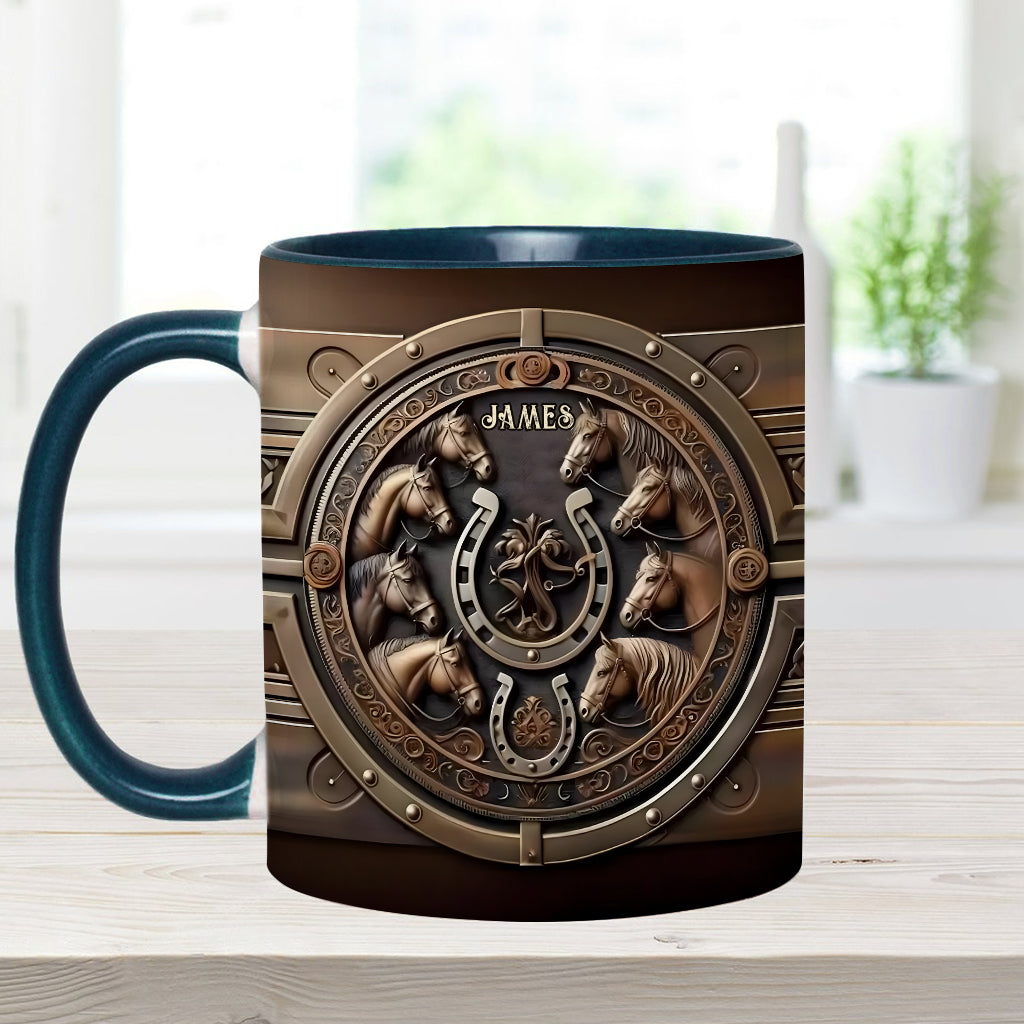 Mug personnalisé « Love Horse » avec motif cheval