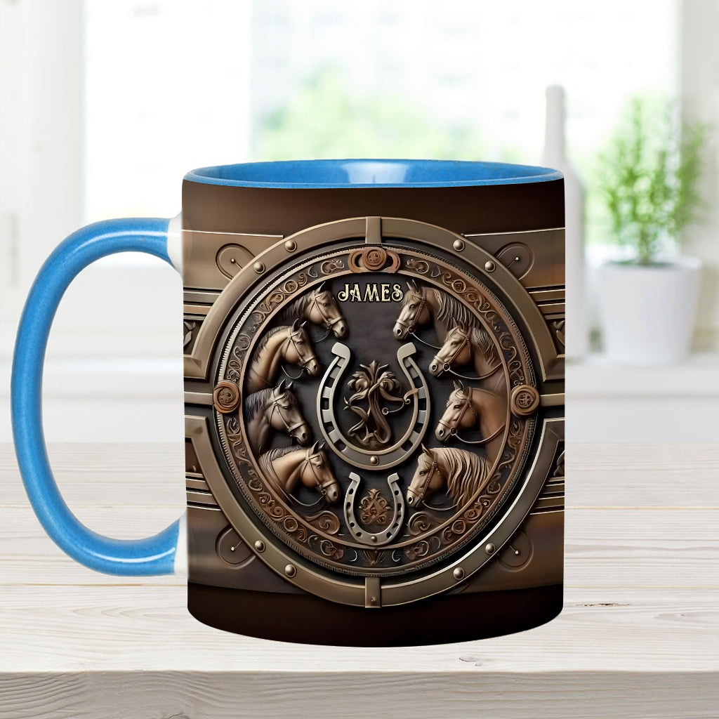 Mug personnalisé « Love Horse » avec motif cheval