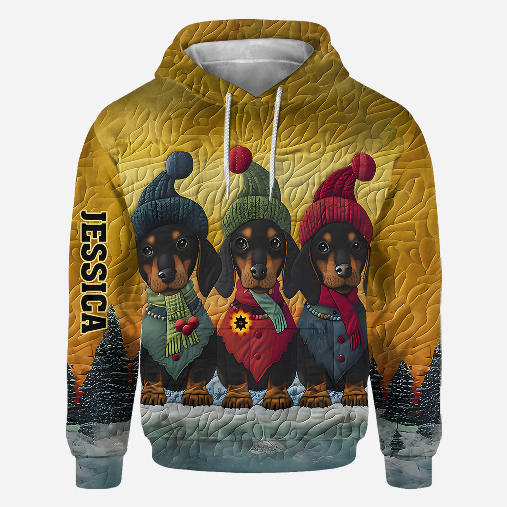 T-shirt personnalisé « J’adore les teckels »