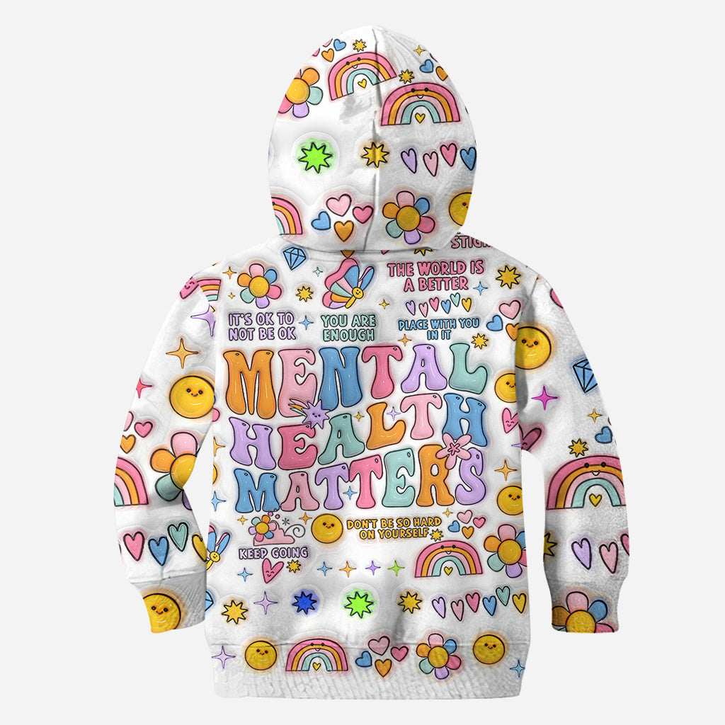 La santé mentale compte - T-shirt personnalisé de sensibilisation à la santé mentale