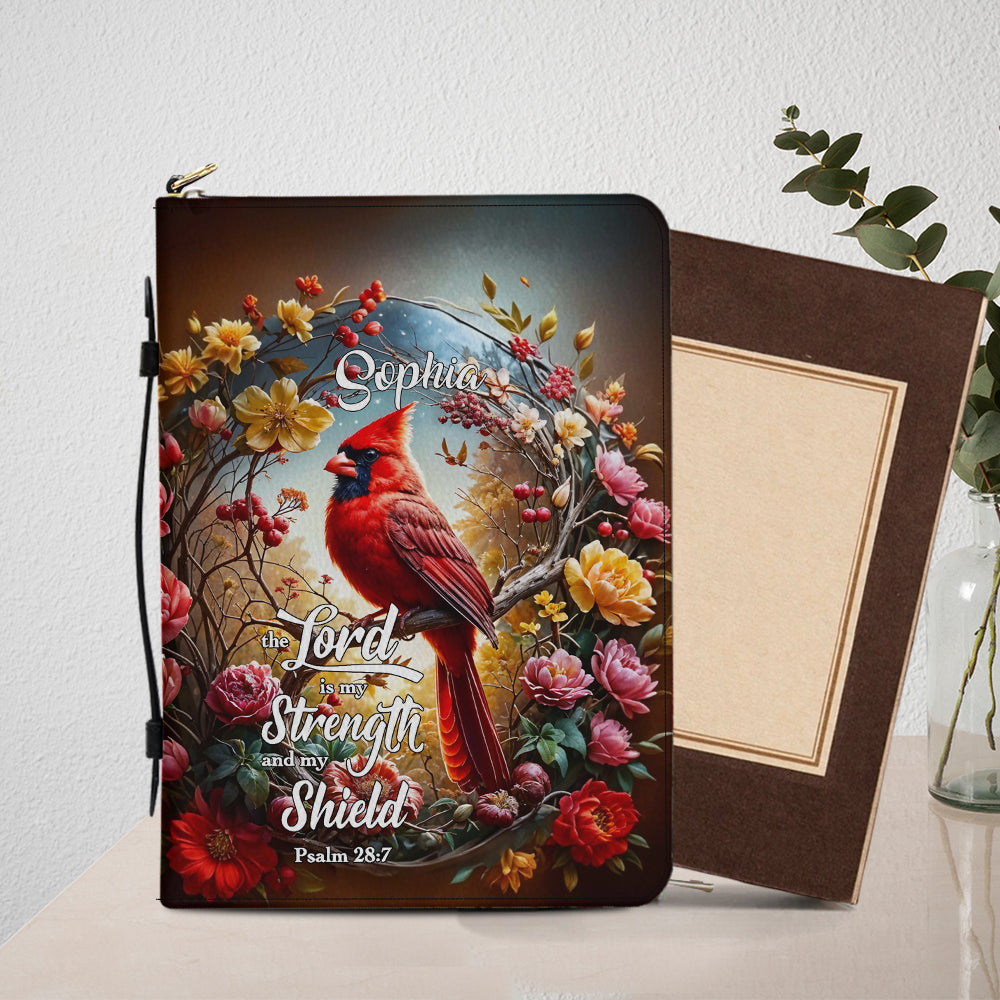 Angel's Whisper - Étui à Bible chrétien personnalisé en cuir