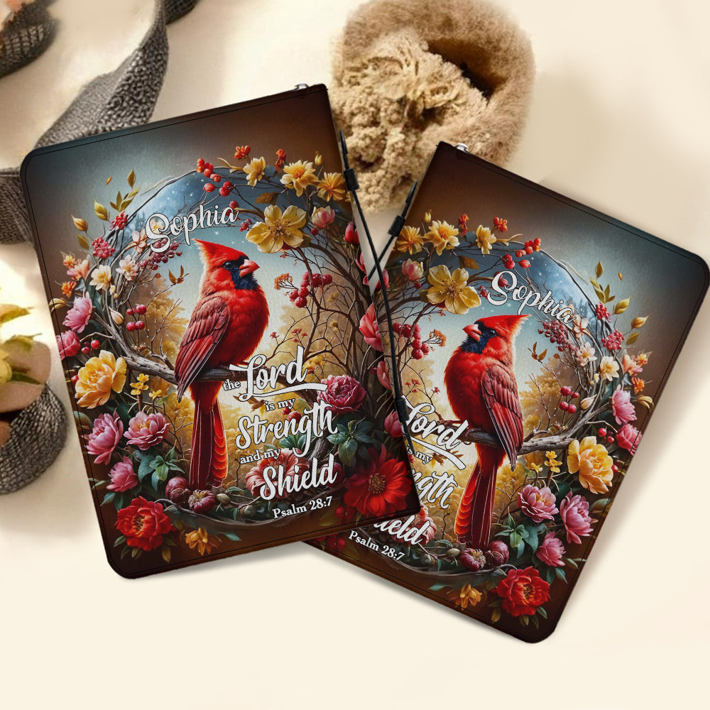 Angel's Whisper - Étui à Bible chrétien personnalisé en cuir