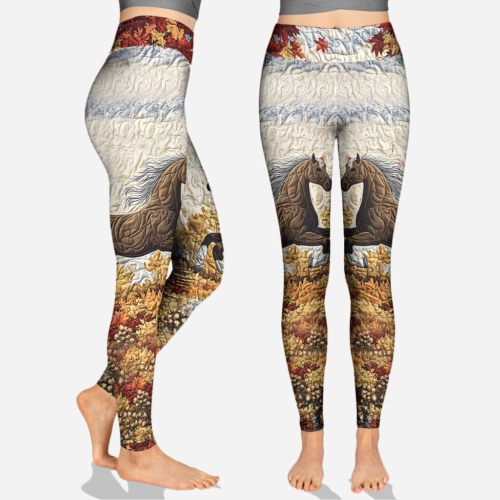 Passionnés de chevaux ? Sweat à capuche et legging personnalisés à motif cheval.