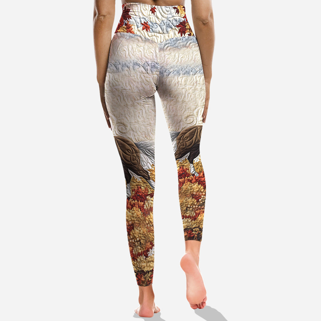 Passionnés de chevaux ? Sweat à capuche et legging personnalisés à motif cheval.