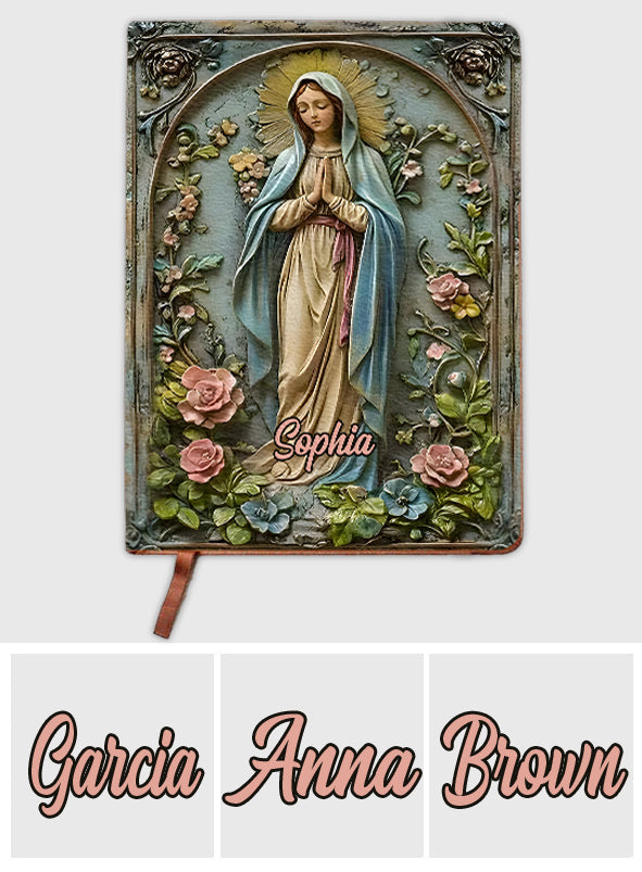 Faith Hope Love - Personalized Christian Leather Journal