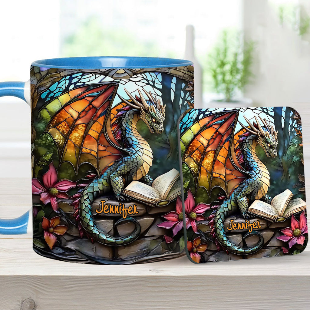 Mug personnalisé « J’adore les dragons »