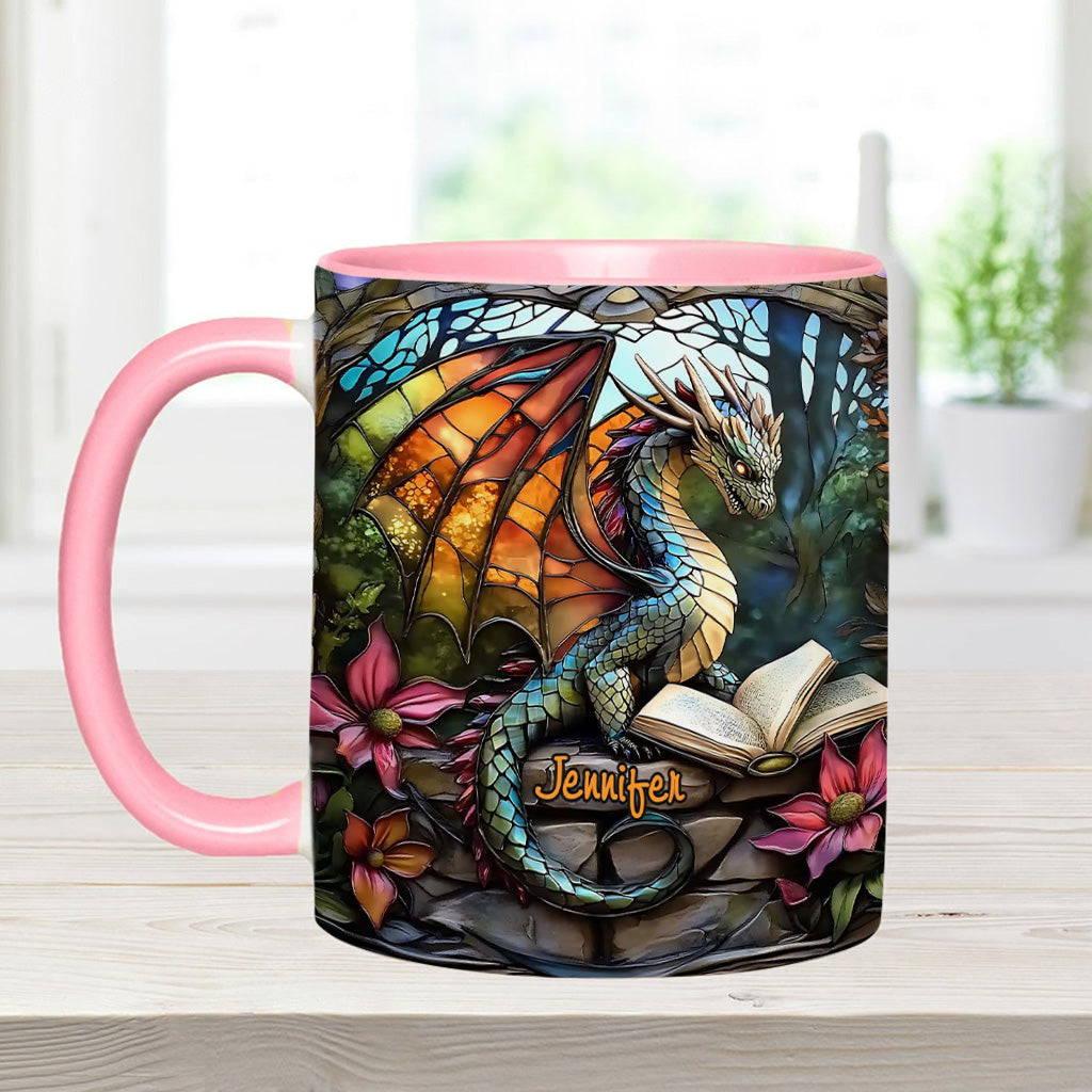 Mug personnalisé « J’adore les dragons »