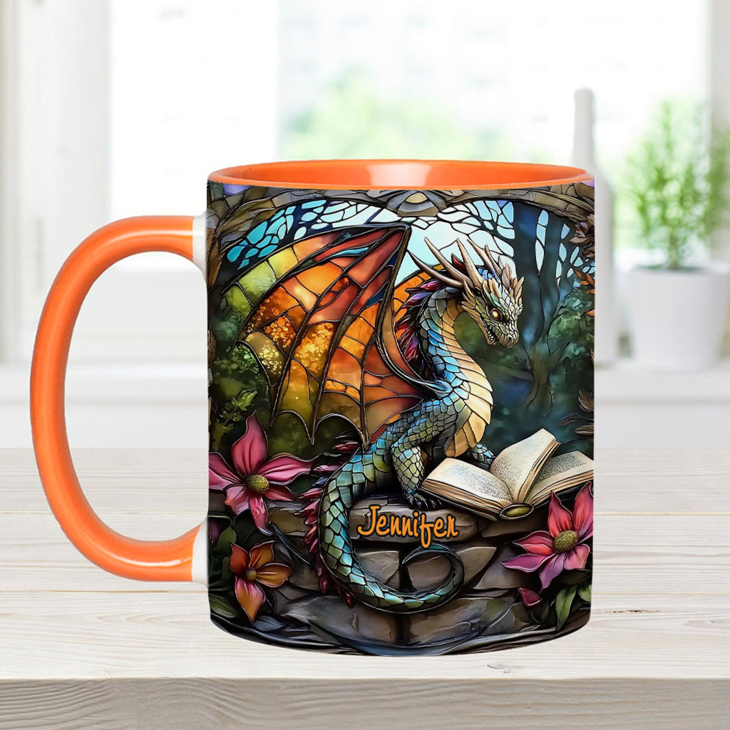 Mug personnalisé « J’adore les dragons »