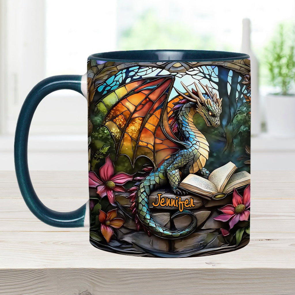 Mug personnalisé « J’adore les dragons »
