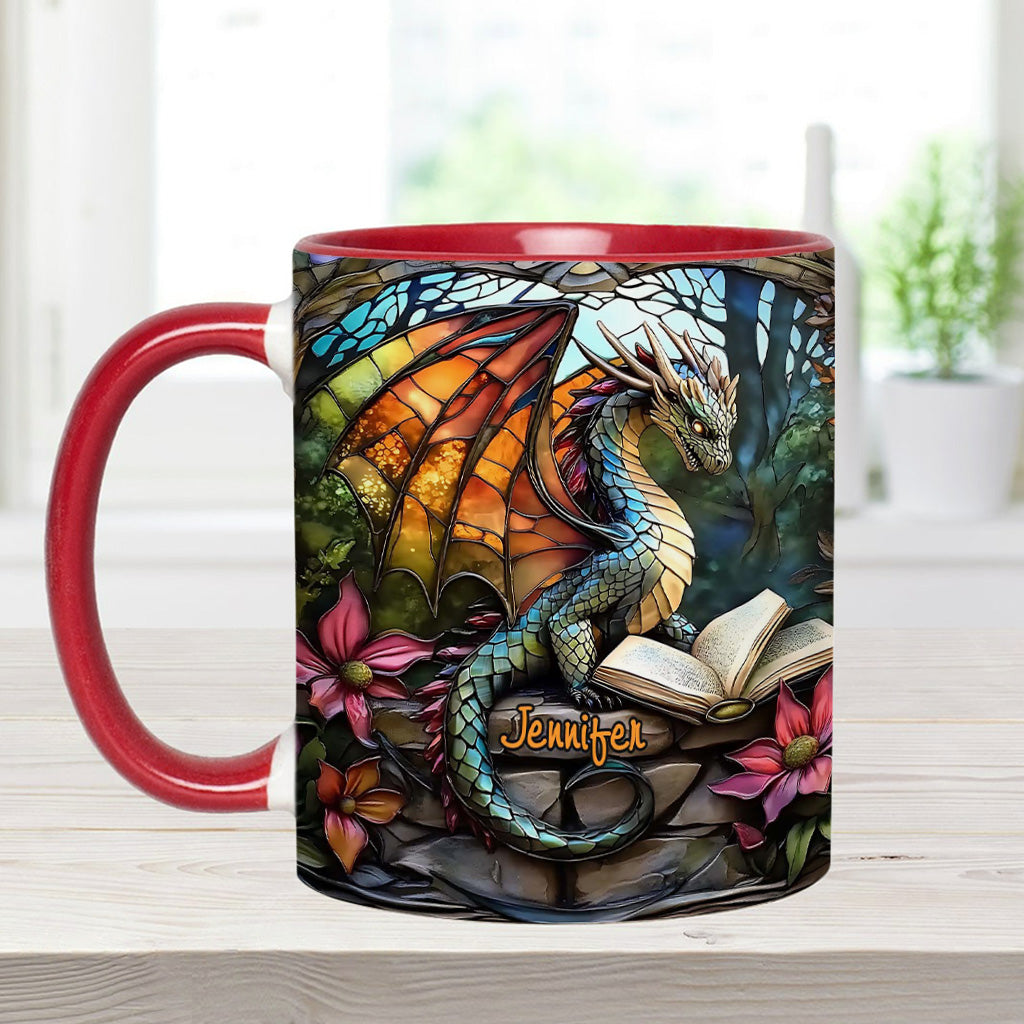 Mug personnalisé « J’adore les dragons »