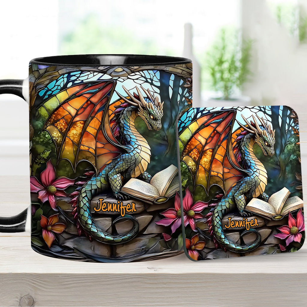 Mug personnalisé « J’adore les dragons »