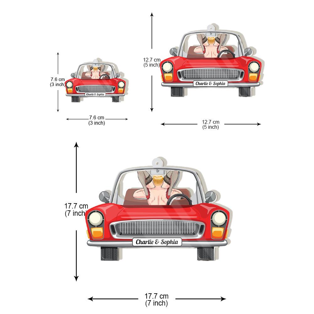 Love Journey Of Us - Personalized Couple Shaker Keychain