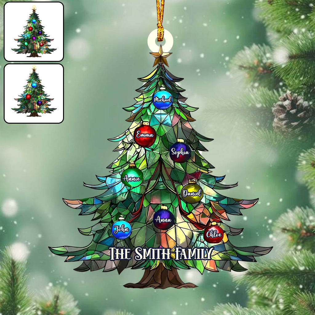 Noël en famille - Ornement familial personnalisé