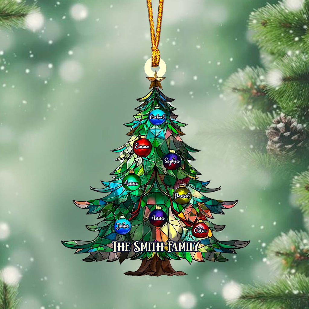 Noël en famille - Ornement familial personnalisé