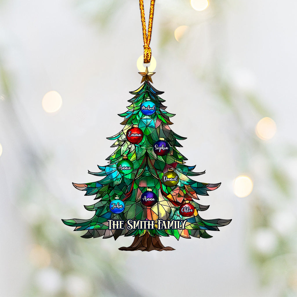 Noël en famille - Ornement familial personnalisé