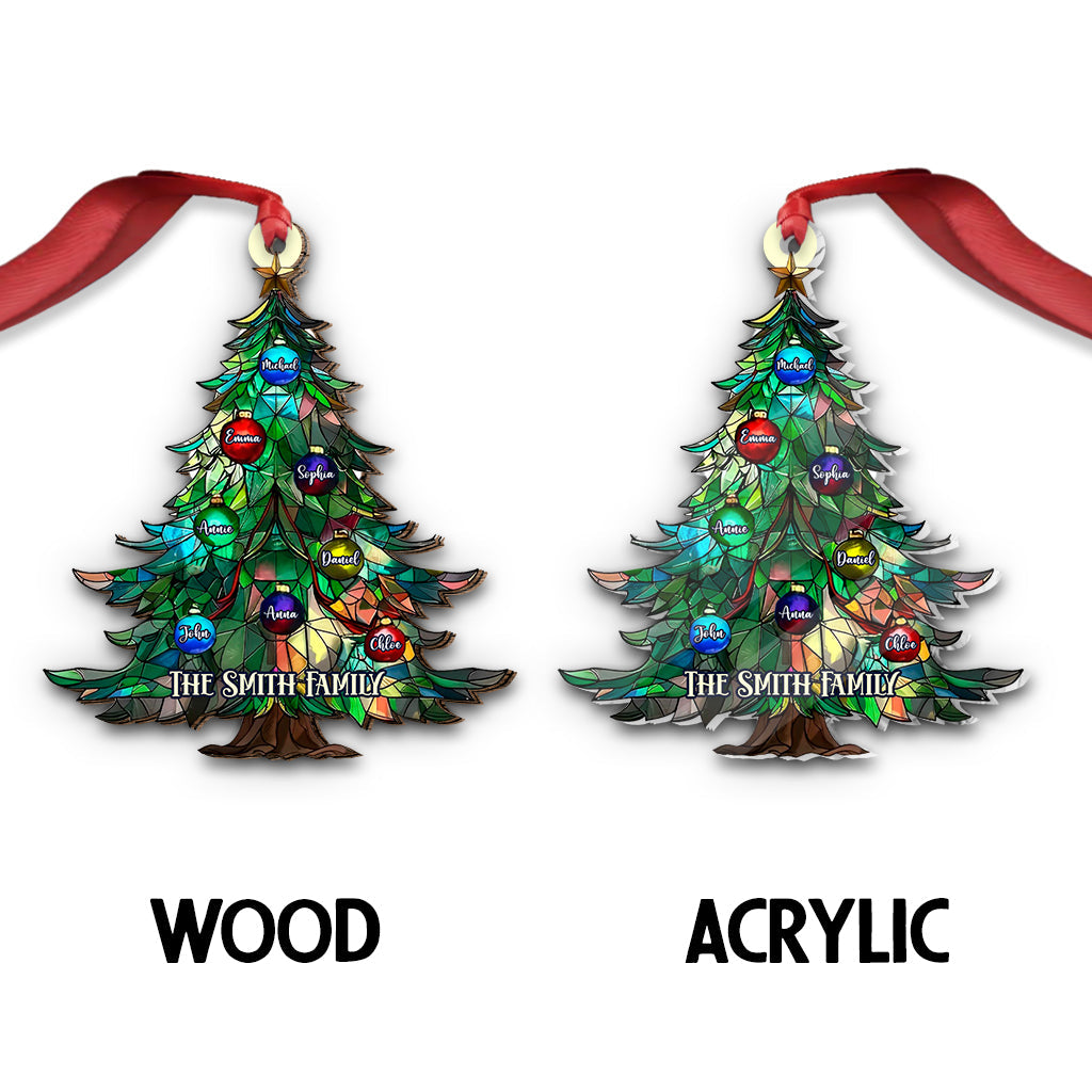 Noël en famille - Ornement familial personnalisé