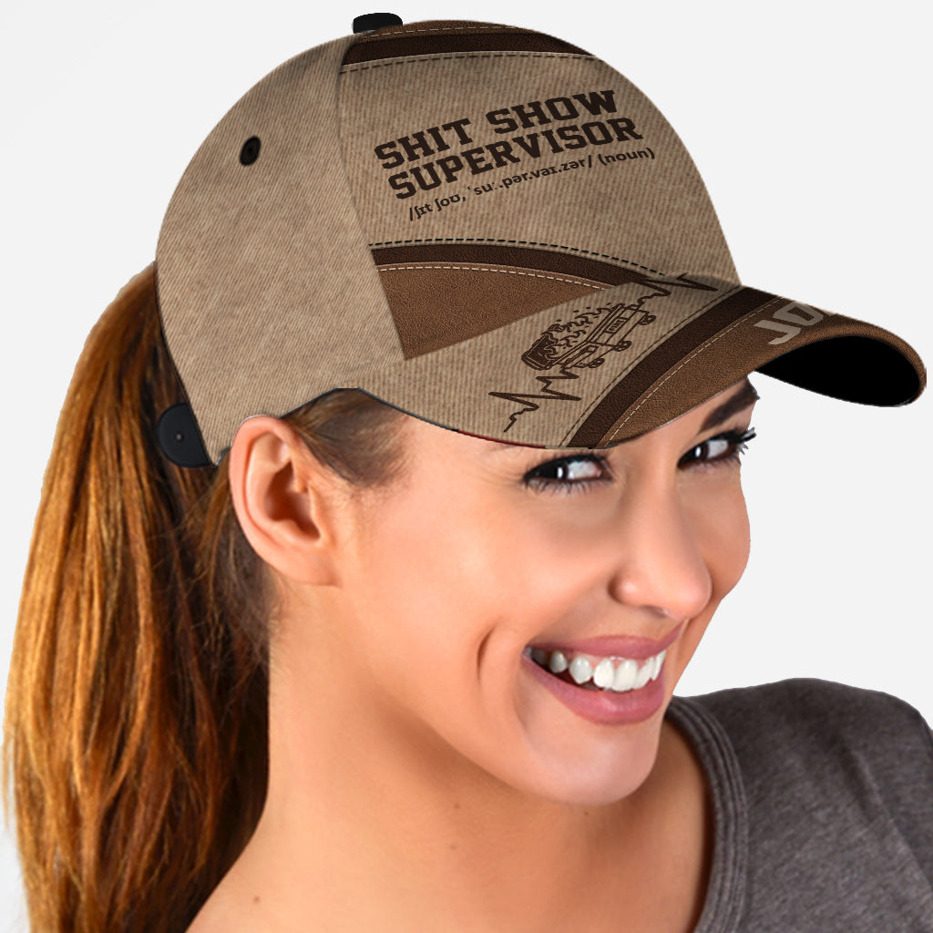 Shit Show Supervisor - Personalized Colleague Classic Cap